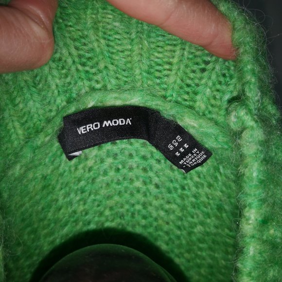 Vero Moda Bright green short sleeve sweater - Picture 3 of 4